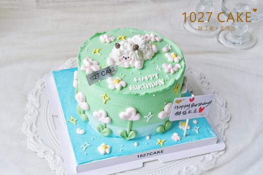 1027CAKE |  立体奶油霜蛋糕 立体小羊 商品图0