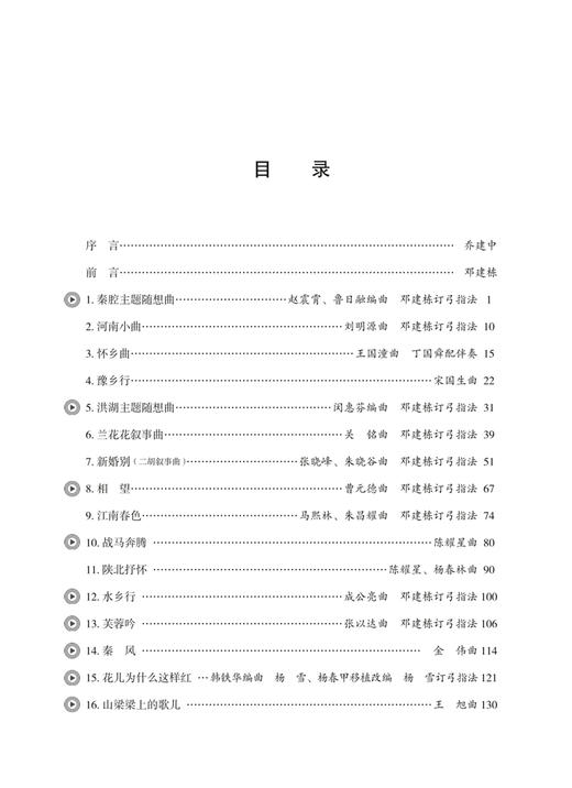 邓建栋二胡演奏曲集·当代经典作品（简谱）（附音视频） 上海音乐出版社自营 商品图2