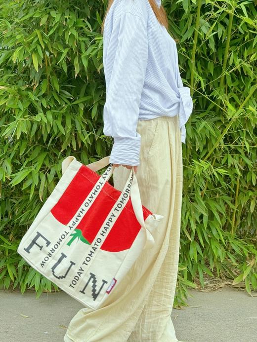 番茄口袋帆布包 商品图2