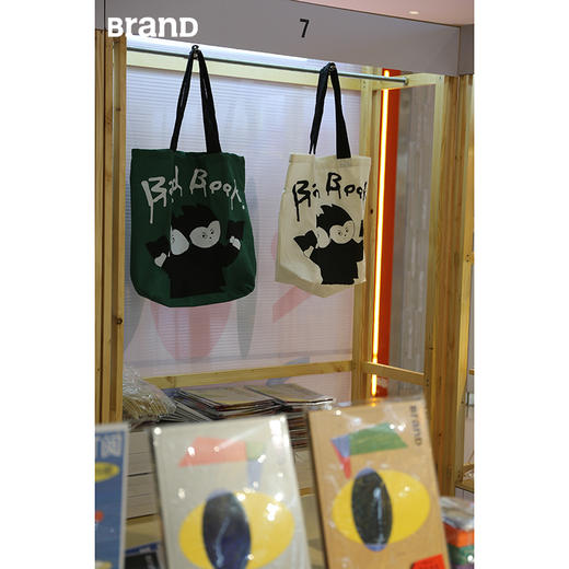 XMT丨BadBook Market帆布袋（白色）周边 BranD杂志社 商品图1