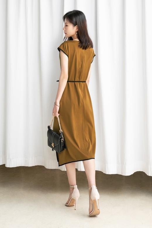 ELLA JADE 高端醋酸撞色连衣裙 12921【不含腰带】 商品图2