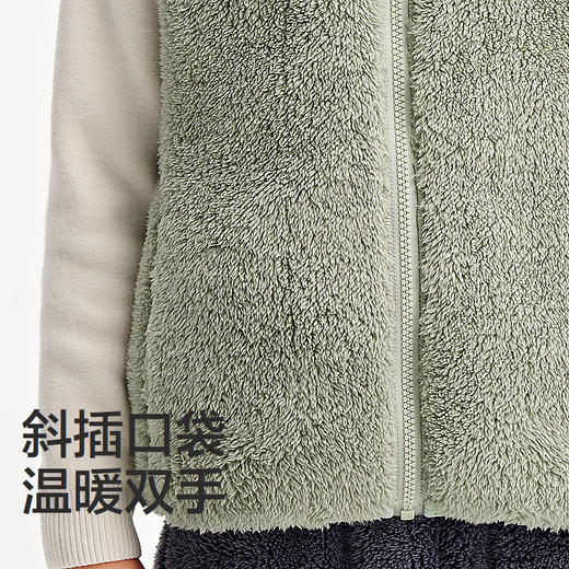 森马儿童马甲2024年新款冬装保暖珊瑚绒家居外套男童女童立领上衣 商品图3