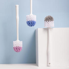 茶花 刷马桶刷子无死角神器长柄清洁硬毛卫生间浴室洗厕所洁厕刷*