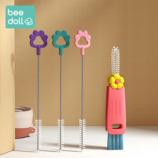 【特惠2个装！】beedoll 蓓兜保温杯杯盖缝隙清洗刷洗杯子神器杯刷无死角多功能凹槽刷 商品图12