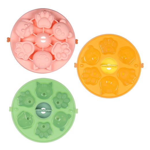 【超值2个装！无需刷油 轻松脱模】新品热销宝宝辅食盒硅胶蒸糕模具米糕磨具婴幼儿可蒸辅食模具 商品图4