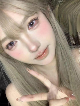 [国货美瞳] sntty 清爽玻璃浅瞳月抛 一副（2片）