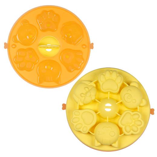 【超值2个装！无需刷油 轻松脱模】新品热销宝宝辅食盒硅胶蒸糕模具米糕磨具婴幼儿可蒸辅食模具 商品图7