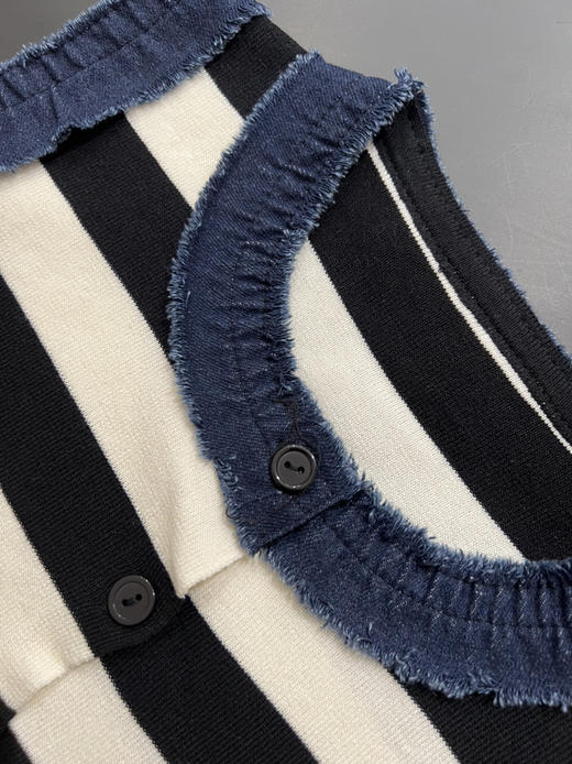 牛仔拼接冰丝背心 商品图6