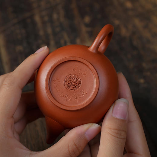 若兮壶原矿朱泥宜兴紫砂原矿茶壶紫砂壶功夫茶泡茶壶朱泥紫砂茶具仿古 商品图2