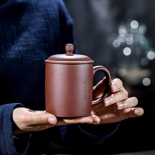 禅茶一味紫砂盖杯 商品图1