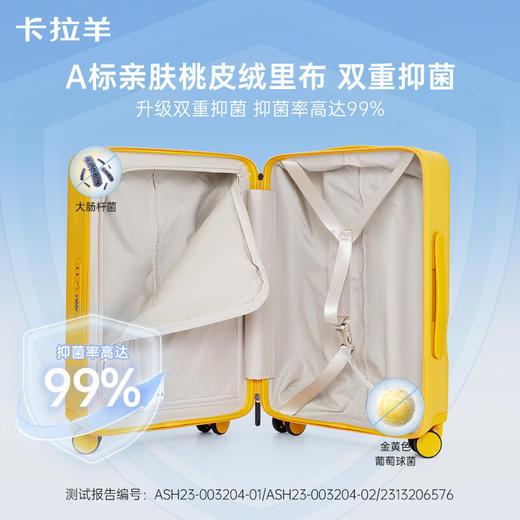 卡拉羊拉杆箱时尚芝士箱CX8109 商品图5