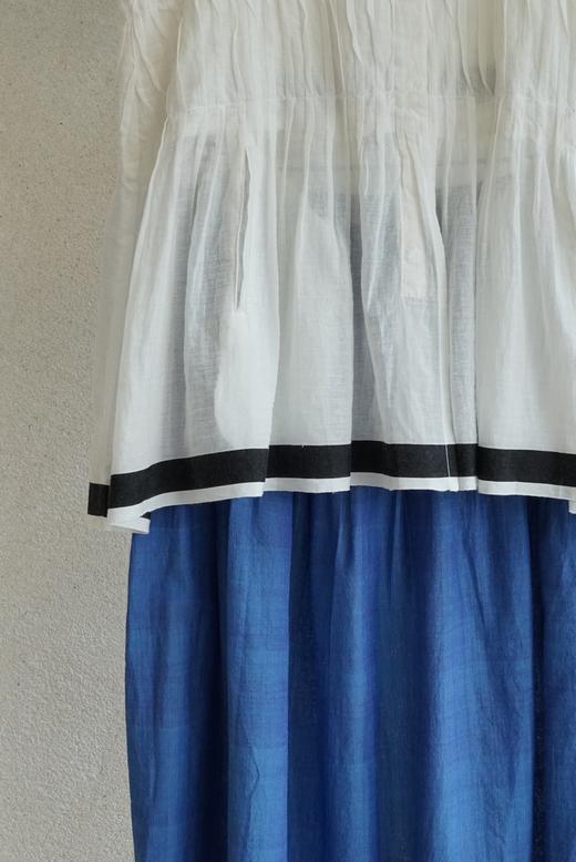 KHADI&CO 手纺棉打褶无袖上衣 商品图10