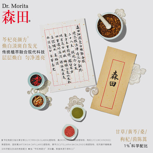 【森田药妆】细润亮白焕颜面膜（5片/盒） 商品图2