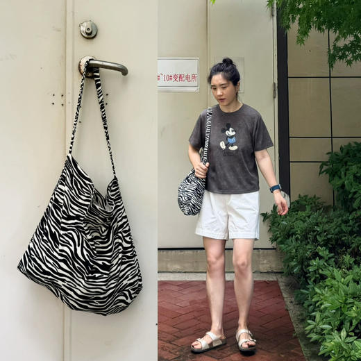 韩系ins风--单肩包大容量帆布包【包邮+三天无理由退huan】 商品图0