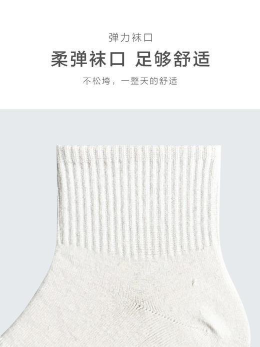 足装秀24新款夏季男士短袜棉质百搭轻薄透气吸汗短邦运动男袜子 商品图6