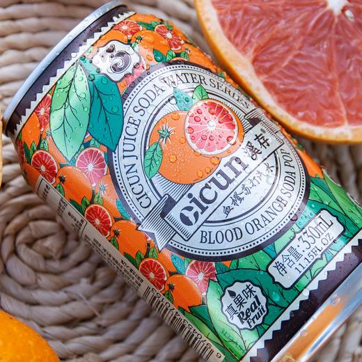 溪存 血橙苏打水330ml 商品图1