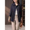 87535原形风衣女2024春季新款韩版收腰显瘦休闲小个子设计感短款外套 商品缩略图2