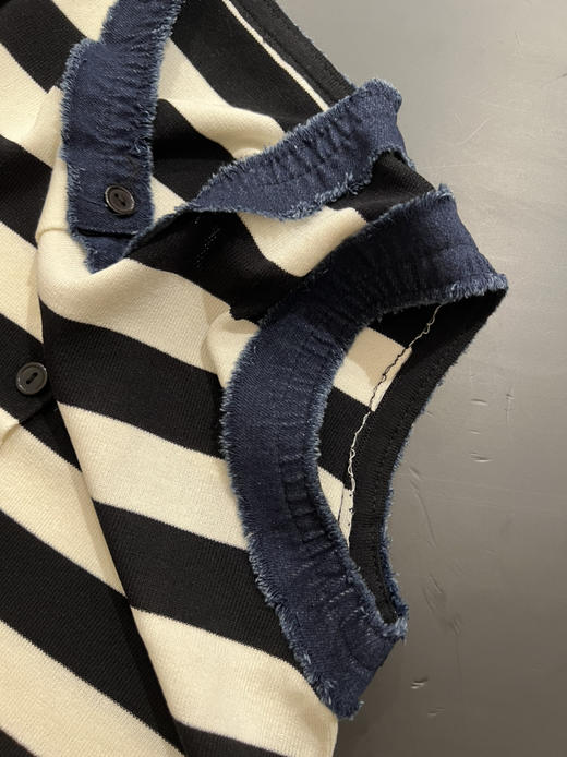 牛仔拼接冰丝背心 商品图5