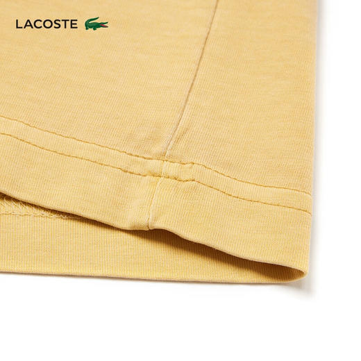 Lacoste法国鳄鱼男装新款男士T恤圆领纯色简约短袖TH8312-10 商品图6