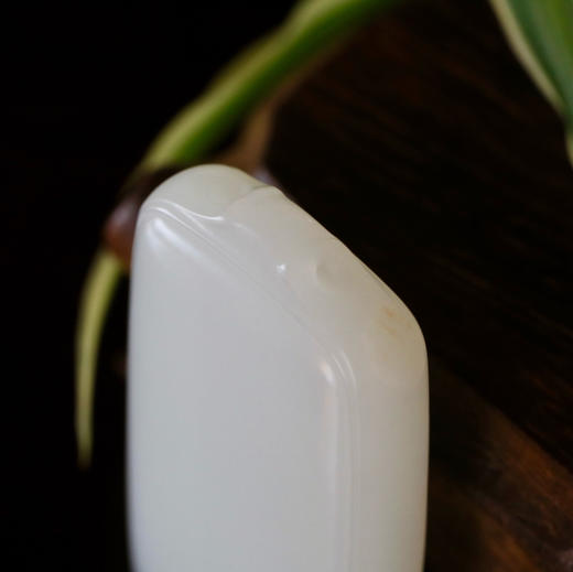 和田玉（羊脂白玉）挂件--无事牌60.36g 商品图3