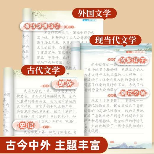 （老会员）小学生文学常识小古文练字帖记忆训练语文巩固规范书写文学汉字 商品图3