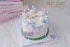 1027CAKE |  少女心蛋糕  爱心蜡烛  蝴蝶结丝带 商品缩略图0