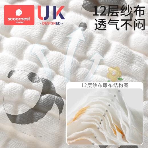 科巢尿布纯棉新生婴儿可洗宝宝专用纱布尿介子芥子兜布戒子裤尿片 商品图2