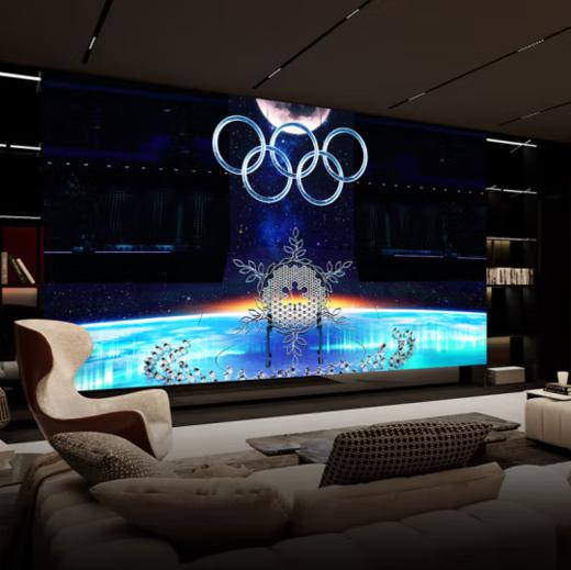 雷曼(13461)家庭巨幕micro led家用8K 超高清163英寸大屏家庭影院墙可定制嵌墙配音响高清显示屏 LS163 商品图6