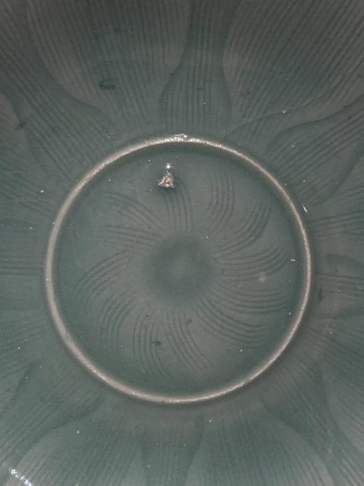 龙泉粉青釉莲花形撇口盘，顺丰包邮 商品图8