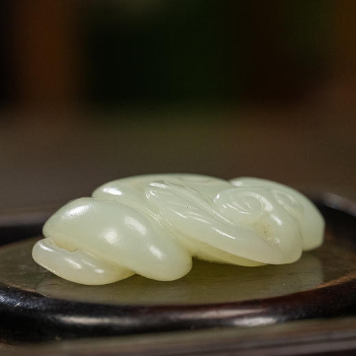 清 玉雕君子握把件 商品图4