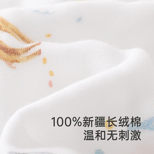 【商场同款】英氏儿童手帕纯棉抗菌婴幼儿纱布小方巾3条新款 商品图1