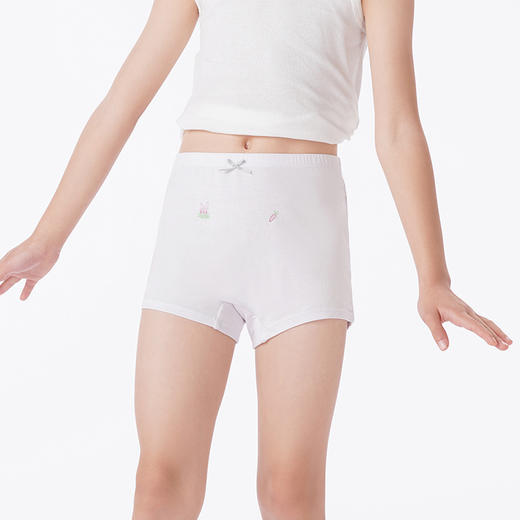 都市丽人眯雅佳童裤纤柔绵平角裤人棉平角女童内裤JKT510 商品图1