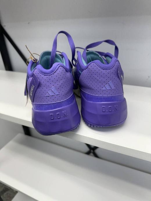 瑕疵-ADIDAS/阿迪达斯 青少年轻量透气网面贴合缓震防滑系带篮球运动鞋（鞋底有试穿痕迹） 商品图1