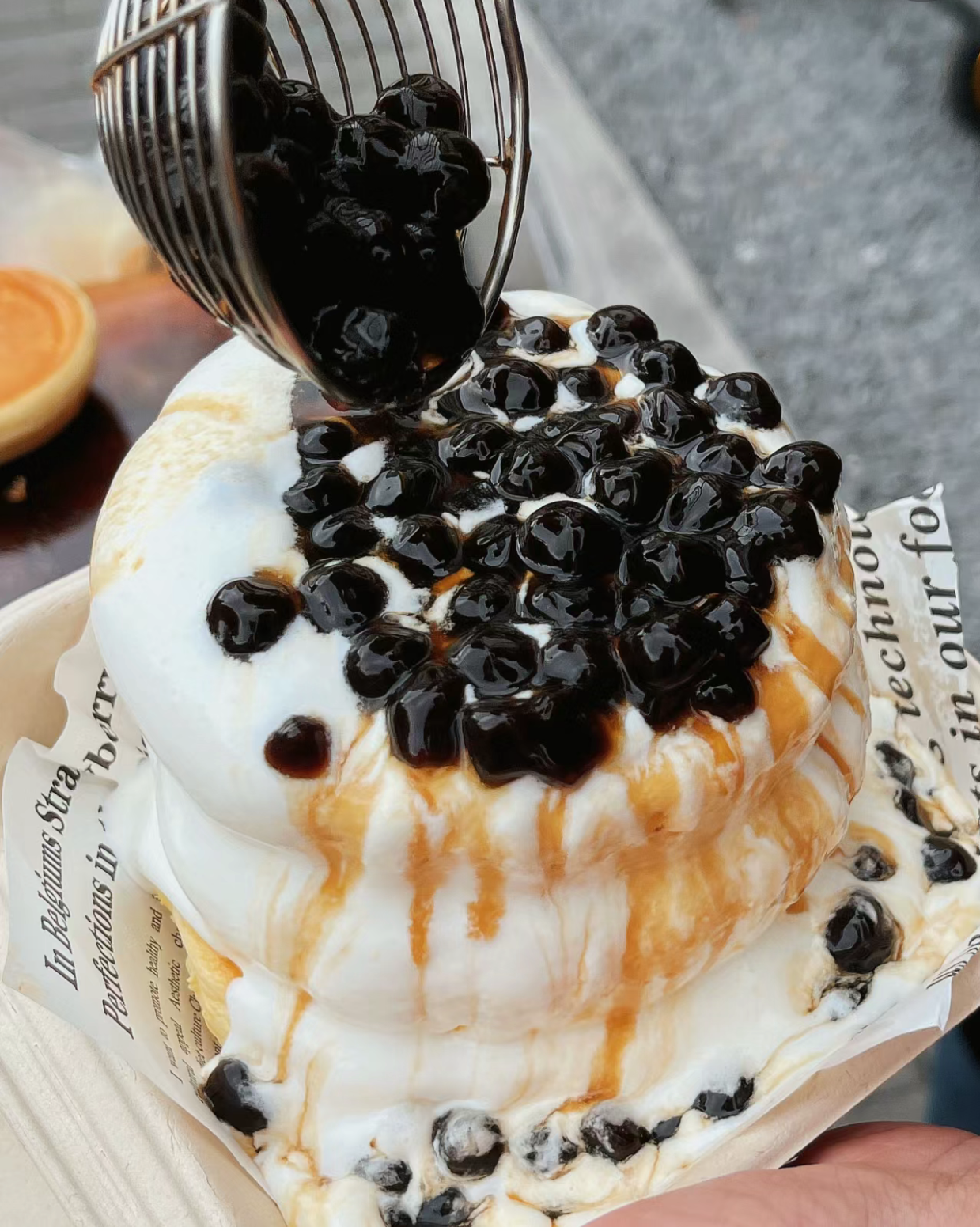 黑糖珍珠舒芙蕾现烤30分钟餐点顺延