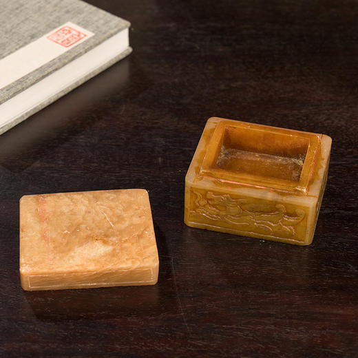 清 寿山石雕神兽“总帅府经庭司之印” 商品图1