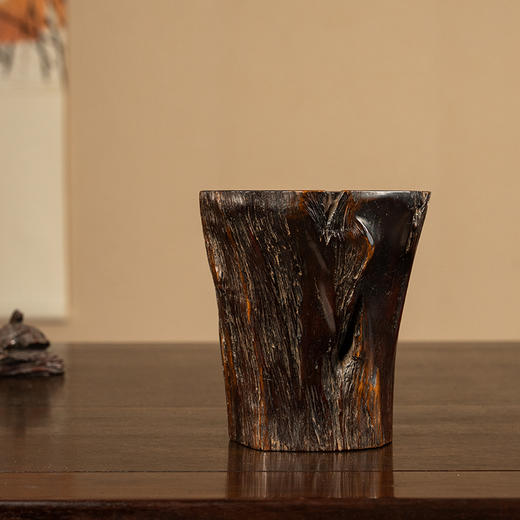 清 紫檀树形笔筒 商品图1