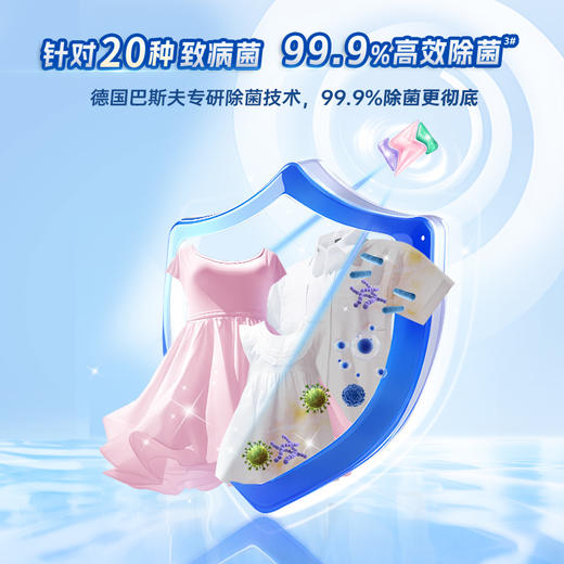 『洗衣凝珠』全效呵护三腔持久留香除菌除螨三合一洗衣服去渍洁净 商品图3