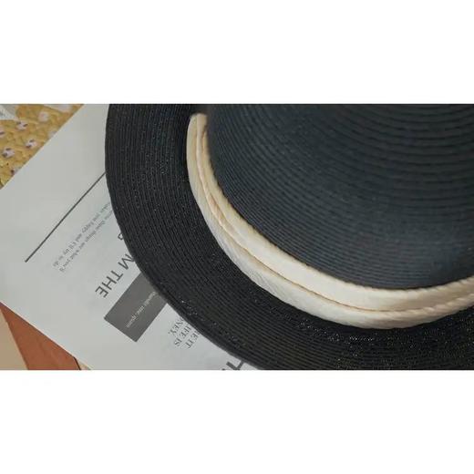 西子/法式赫本风复古撞色拼接时尚气质遮阳帽帽小礼帽/MZPRW001 商品图3