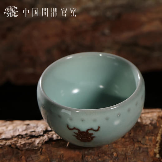问鼎官窑龙首战鼓杯（缺货） 商品图1
