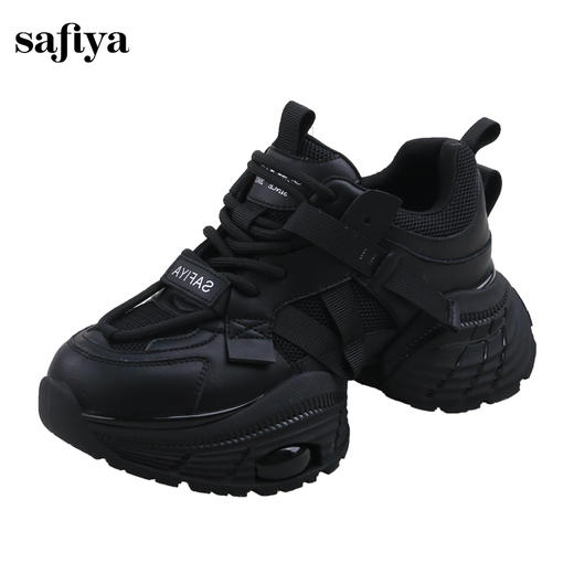 Safiya/索菲娅2024秋潮流街头百搭厚底减震增高运动老爹鞋 SF43112049 商品图7