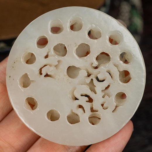 清 玉雕麒麟佩饰 商品图1