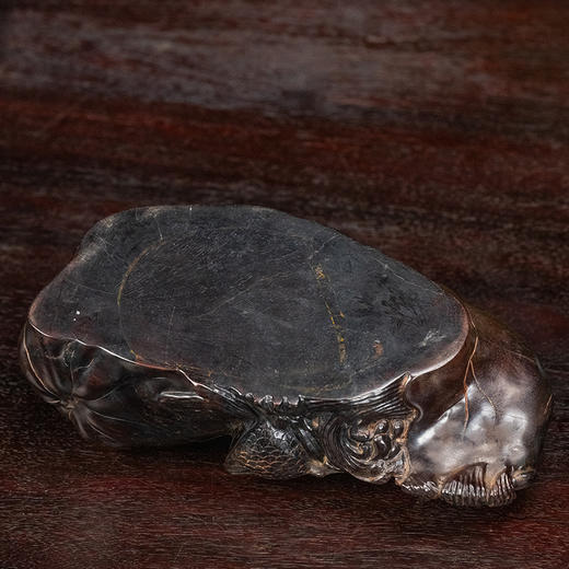 清 紫檀一木整挖连年有余水洗 商品图4