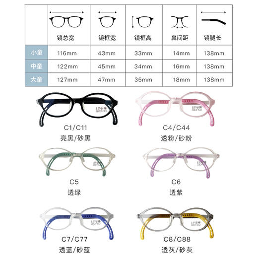 星视角 离焦单光近视定制眼镜 可调节镜架佩戴舒适 商品图3