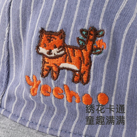 【商场同款】英氏儿童防晒帽四季遮阳渔夫帽男童透气帽子新款 商品图3