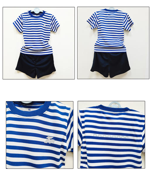 【亲子装儿童短袖短裤体能套装反光条版本】新款反光条版儿童亲子装男女同款体能套装d 商品图3