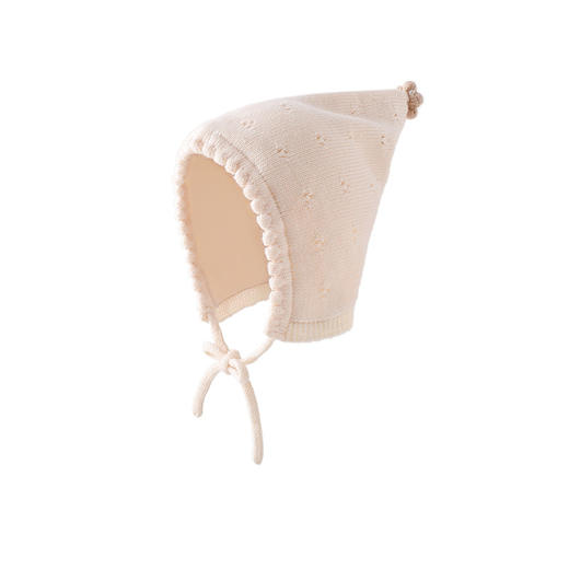 【商场同款】英氏婴儿帽子秋冬保暖贴面帽女童羊毛帽子新款 商品图4