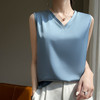 夏季【V领天丝吊带背心女】内搭短款 宽松冰丝无袖西装打底 大码吊带女 _ZSY 商品缩略图11