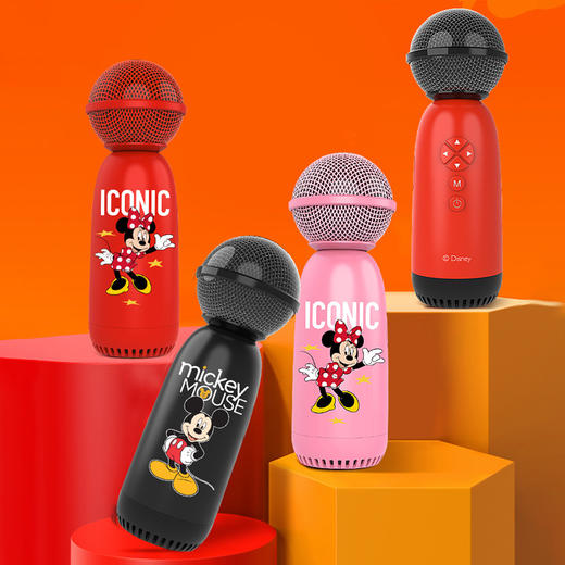 迪士尼无线蓝牙家用话筒音响一体式全民K歌宝FX911 商品图0