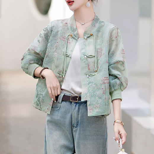 裁缝学苑AS277新中式国风防晒衣纸样女装夏季新款复古唐装外套样板 商品图1