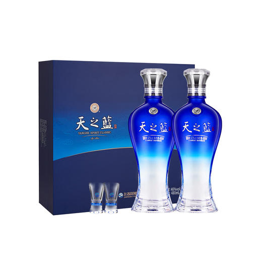 洋河 天之蓝礼盒 46度 480mL 双支装 商品图4